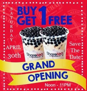 Share Tea Promo Share Tea Promo