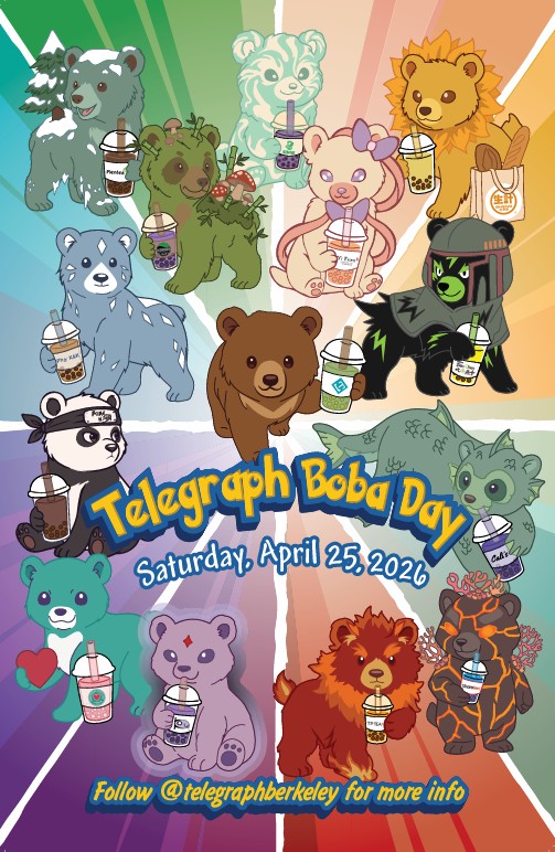 Telegraph Boba Day 2026 Poster